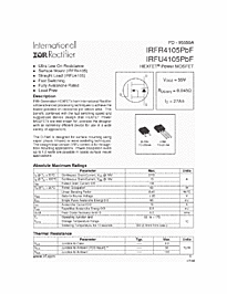 DataSheet IRFU4105 pdf