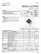 DataSheet IRFS4115-7PPbF pdf