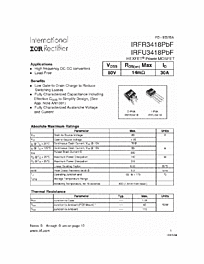 DataSheet IRFU3418 pdf