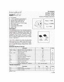 DataSheet IRFU6215 pdf