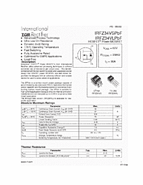 DataSheet IRFZ34VL pdf