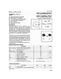 DataSheet IRFZ48NL pdf