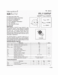 DataSheet IRL1104 pdf