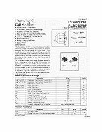 DataSheet IRL2505L pdf