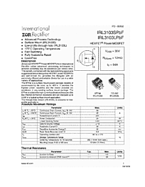 DataSheet IRL3103L pdf