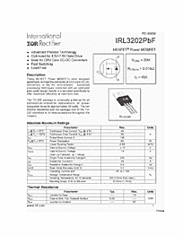 DataSheet IRL3202 pdf