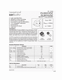 DataSheet IRL3803VL pdf