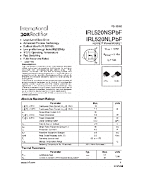 DataSheet IRL520NL pdf