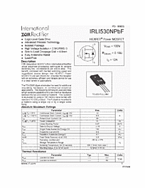 DataSheet IRLI530N pdf