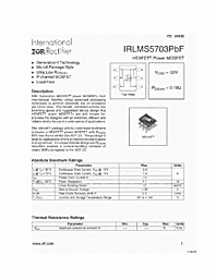 DataSheet IRLMS5703 pdf