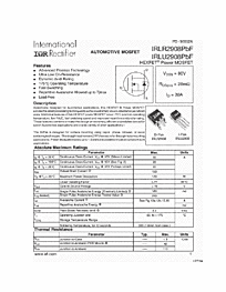 DataSheet IRLU2908 pdf