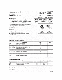 DataSheet IRLU3715Z pdf