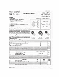 DataSheet IRLZ44ZL pdf