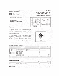 DataSheet SI4435DY pdf