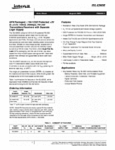 DataSheet ISL4260EI pdf