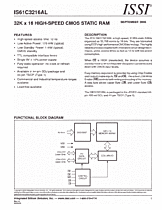 DataSheet IS61C3216AL pdf