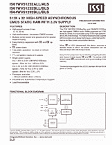 DataSheet IS61WV51232ALL pdf