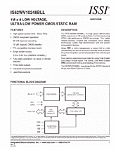 DataSheet IS62WV10248BLL pdf