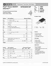 DataSheet IXFB300N10P pdf