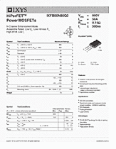 DataSheet IXFB50N80Q2 pdf