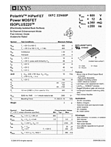 DataSheet IXFC22N60P pdf