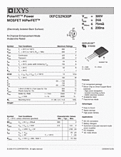 DataSheet IXFC52N30P pdf