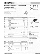 DataSheet IXFP3N50PM pdf