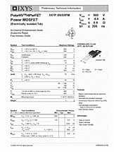 DataSheet IXFP8N50PM pdf