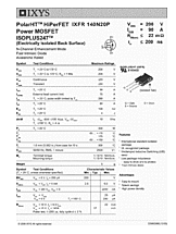 DataSheet IXFR140N20P pdf