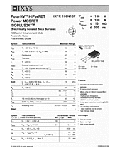 DataSheet IXFR180N15P pdf