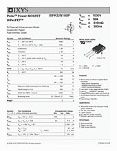 DataSheet IXFR32N100P pdf