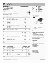 DataSheet IXFR40N50Q2 pdf