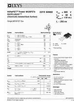 DataSheet IXFR44N60 pdf