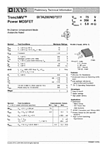 DataSheet IXTA200N075T7 pdf