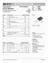 DataSheet IXTH130N20T pdf