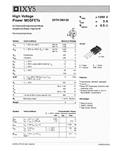 DataSheet IXTH3N120 pdf