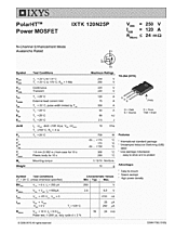 DataSheet IXTK120N25P pdf