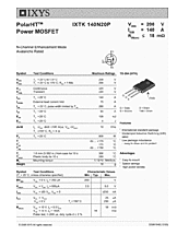 DataSheet IXTK140N20P pdf