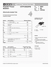 DataSheet IXTP18N60PM pdf