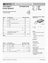 DataSheet IXTP60N10TM pdf