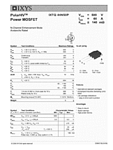 DataSheet IXTQ44N50P pdf