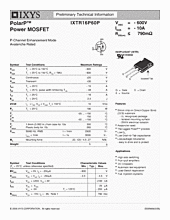 DataSheet IXTR16P60P pdf