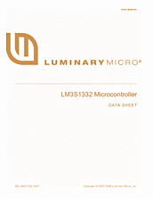 DataSheet LM3S1332 pdf