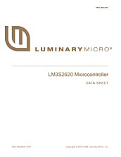 DataSheet LM3S2620 pdf