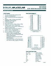 DataSheet DS1245W pdf