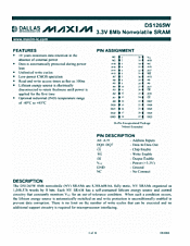 DataSheet DS1265W pdf