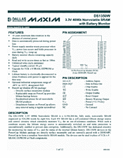 DataSheet DS1350W pdf