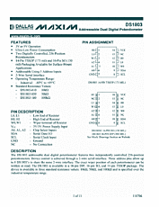 DataSheet DS1803-050 pdf