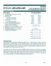 DataSheet DS1848-050 pdf