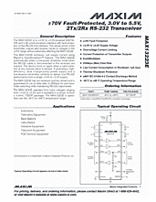 DataSheet MAX13223E pdf